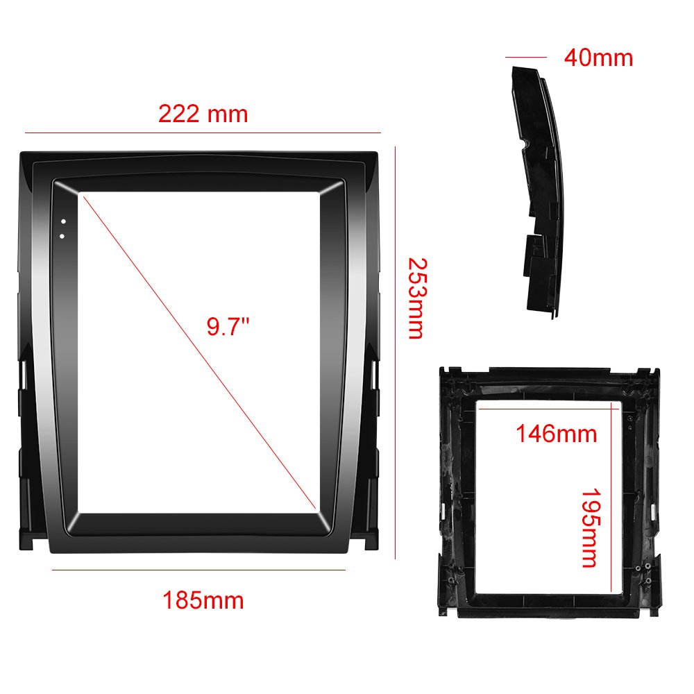 (USA Stock) Podofo 9.7" Android Car Stereo For Cadillac SLS/Escalade 2007-2012 With Carplay Android Auto GPS Wifi Hifi FM RDS