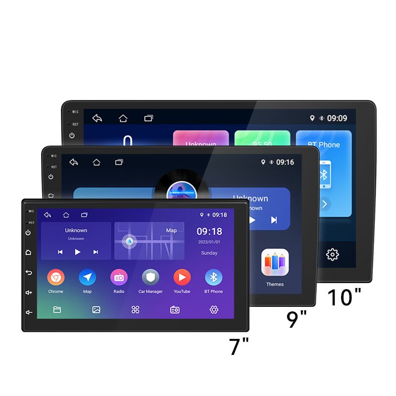 9'' Android 13 Carplay Multimedia Player GPS Navigation Car Radio CD Player with OLED Screen Portable Autoradio for Cars