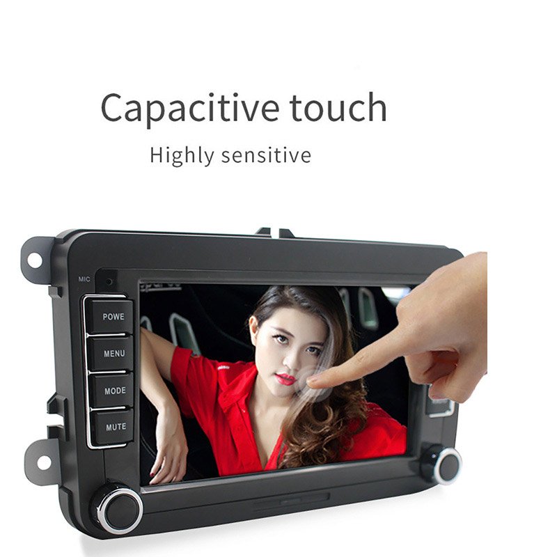 For Volkswagen 7 inch IPS 2 DIN Android 10 Auto Multimedia BT WIFI FM Radio Player 2+32GB Quadcore with GPS Navigation Carplay