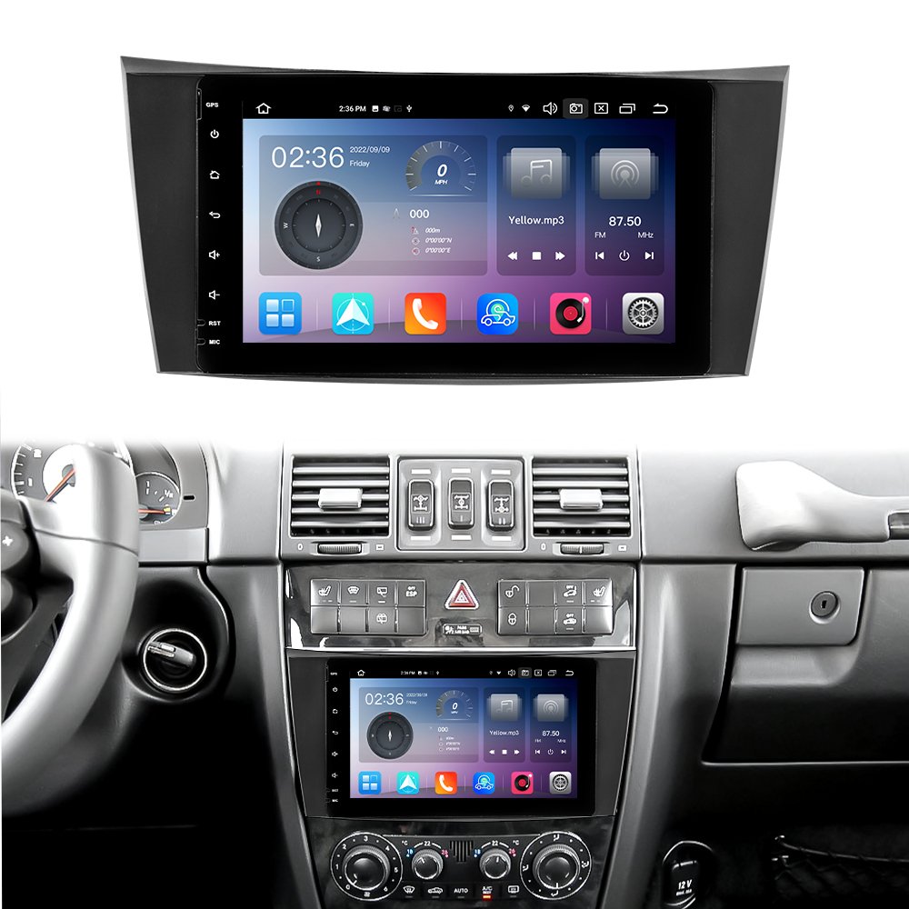 For Mercedes Benz E Class W211 Car DVD Player 8inch touch screen 4+64GB Android Car DVD 2002-2009