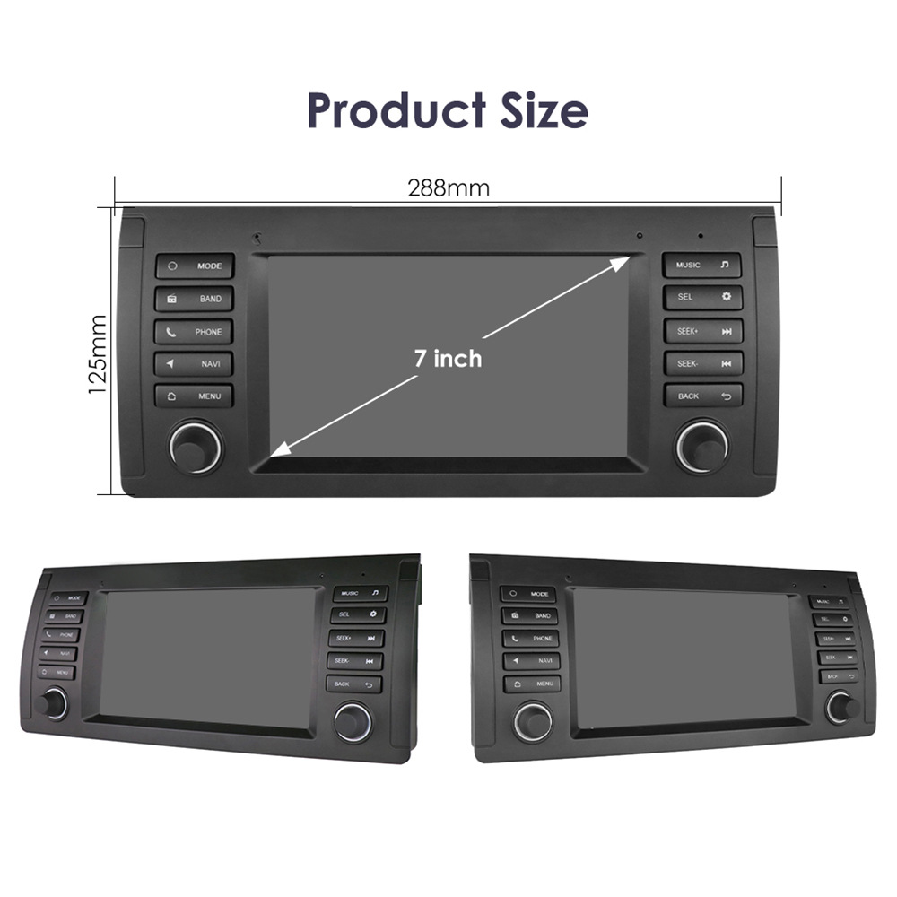 4/8 Core Android Car Dvd Player For BMW E39 2000-2006 7 Inch Diamond Screen Car Radio Multimedia Carplay With Fm/Bt/AHD/4G Wifi