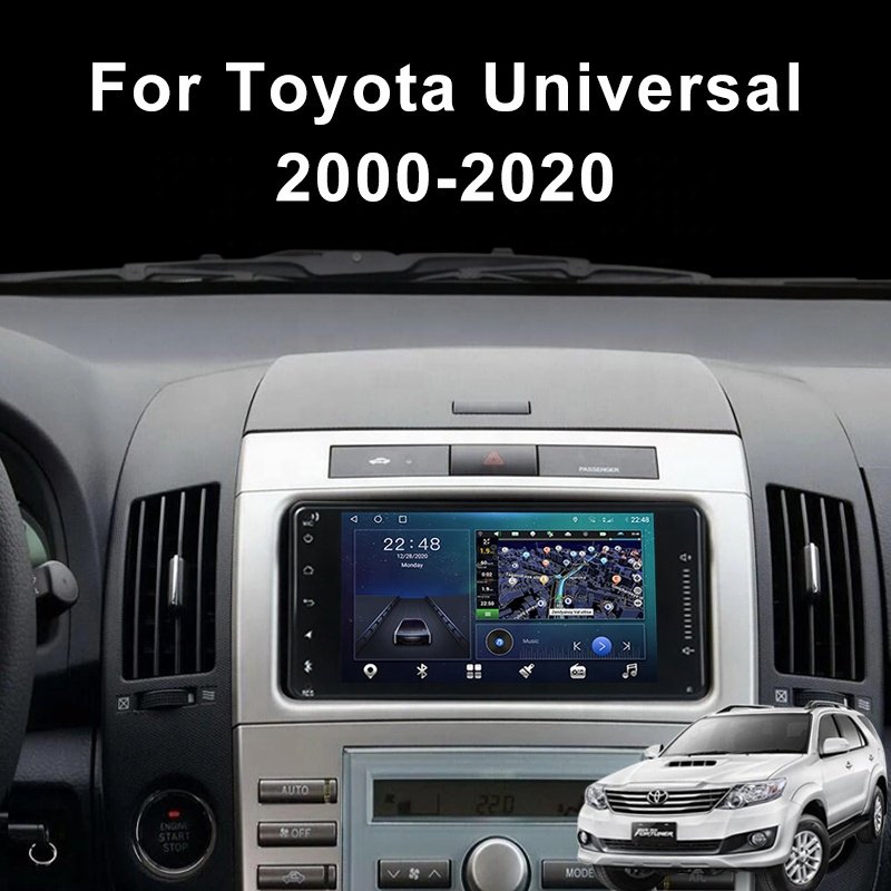 7 inch for Toyota Universal 2000-2020 Car DVD Player Android auto GPS Multimedia Radio