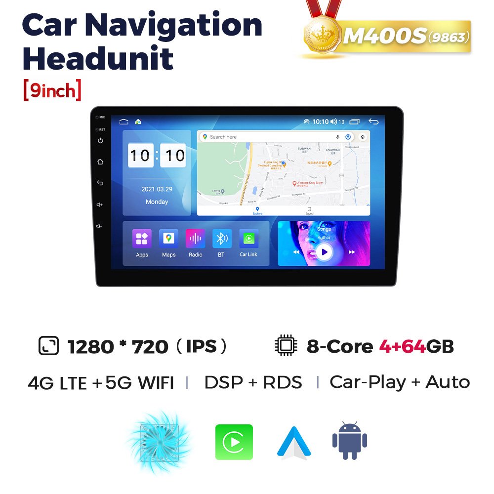 MEKEDE MS Universal Autoradio QLED 2K 7 9 10 13 Inch Touch Screen Radio Audio Stereo Android Car Multimedia Player For Car