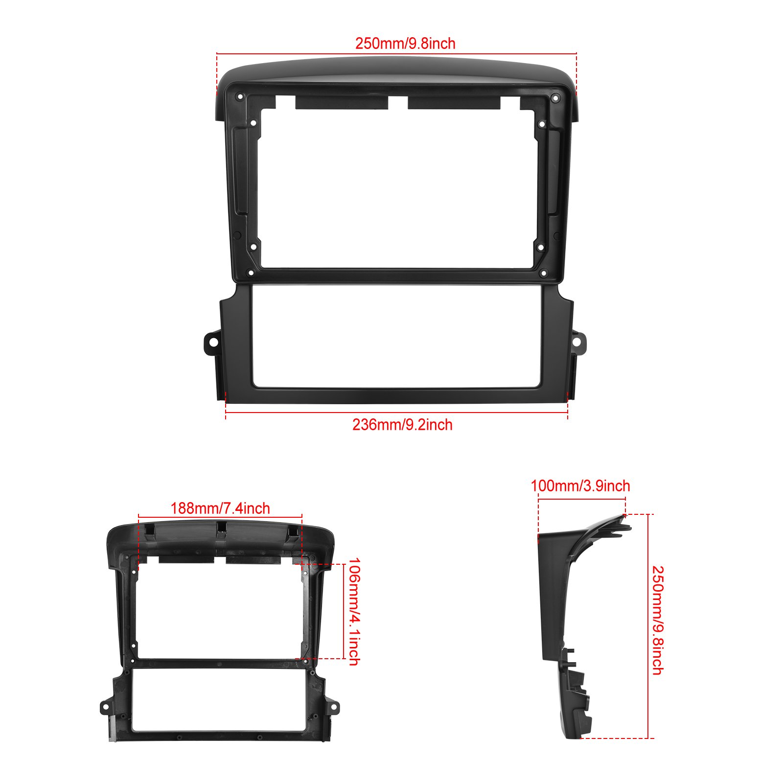 Podofo 9Inch Android Car Stereo Car Radio Carplay Android Auto for Kia Sorento 2004-2008 GPS RDS HIFI Support AHD Camera