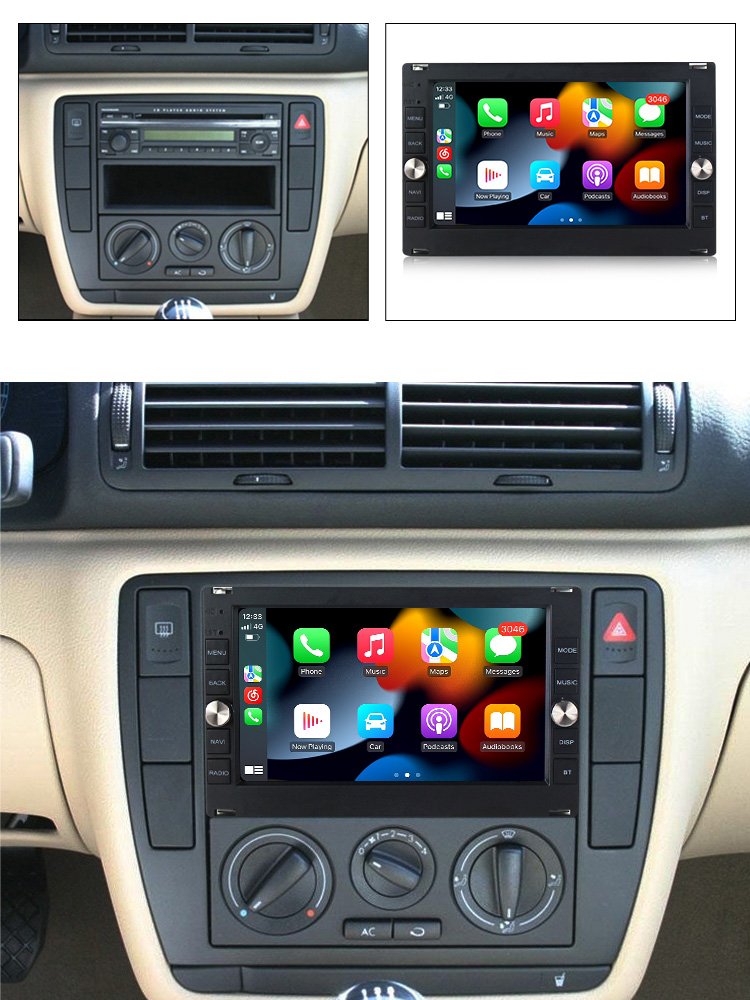 MEKEDE Android 11 RDS Car-play car video for VW Passat B5 MK5 Polo Golf IV T5 car radio gps 2GB 32GB auto electronics