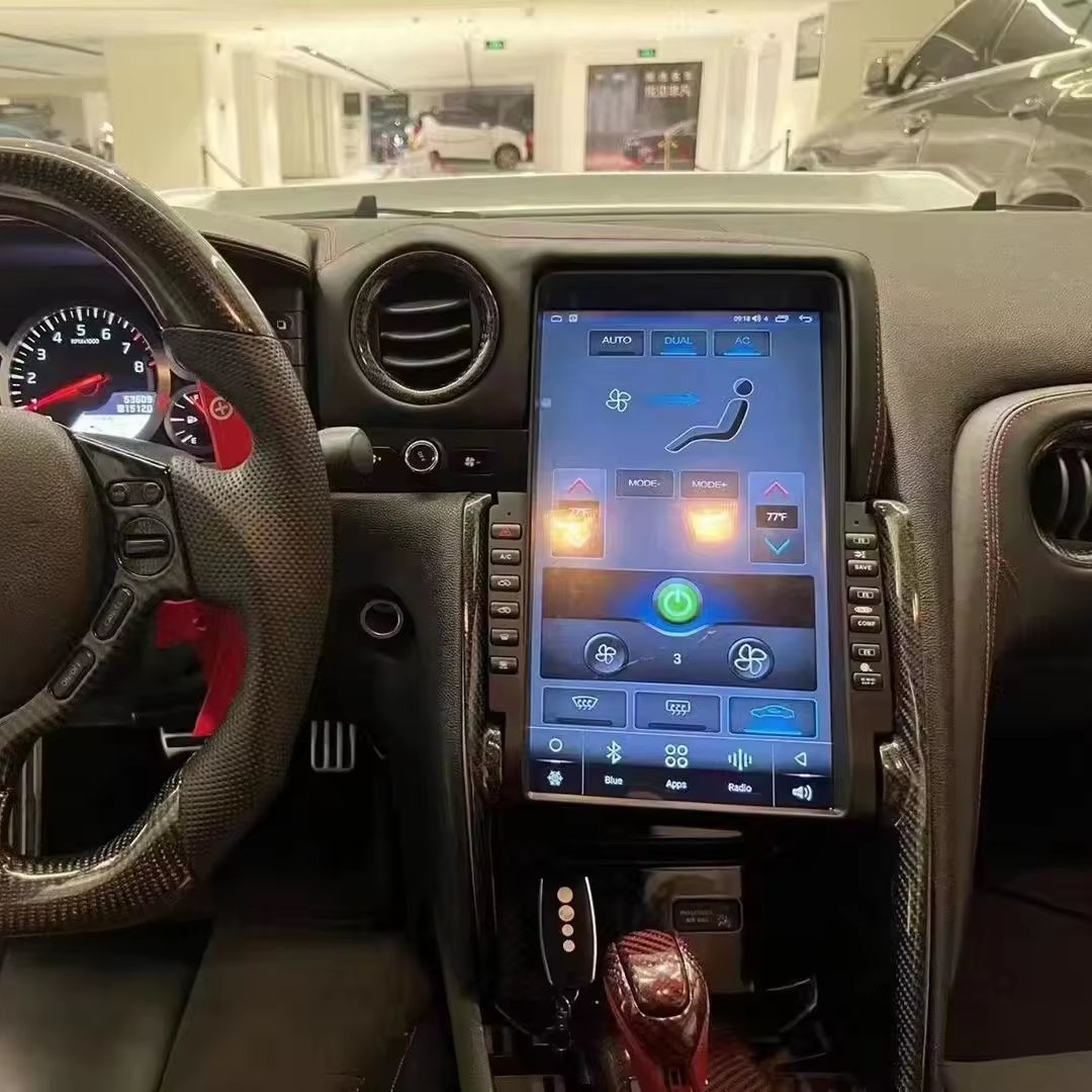 13.3" Android Screen Car dvd player for Nissan GT-R GTR R35 2008-2017 Keep original car data Car Radio Carplay