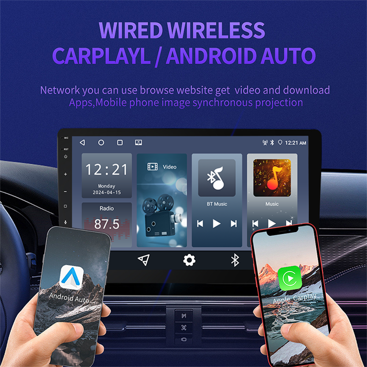 2024 New Materials android player for car 9 inch Car Radio/DVD Player for Universal car With Top Selling