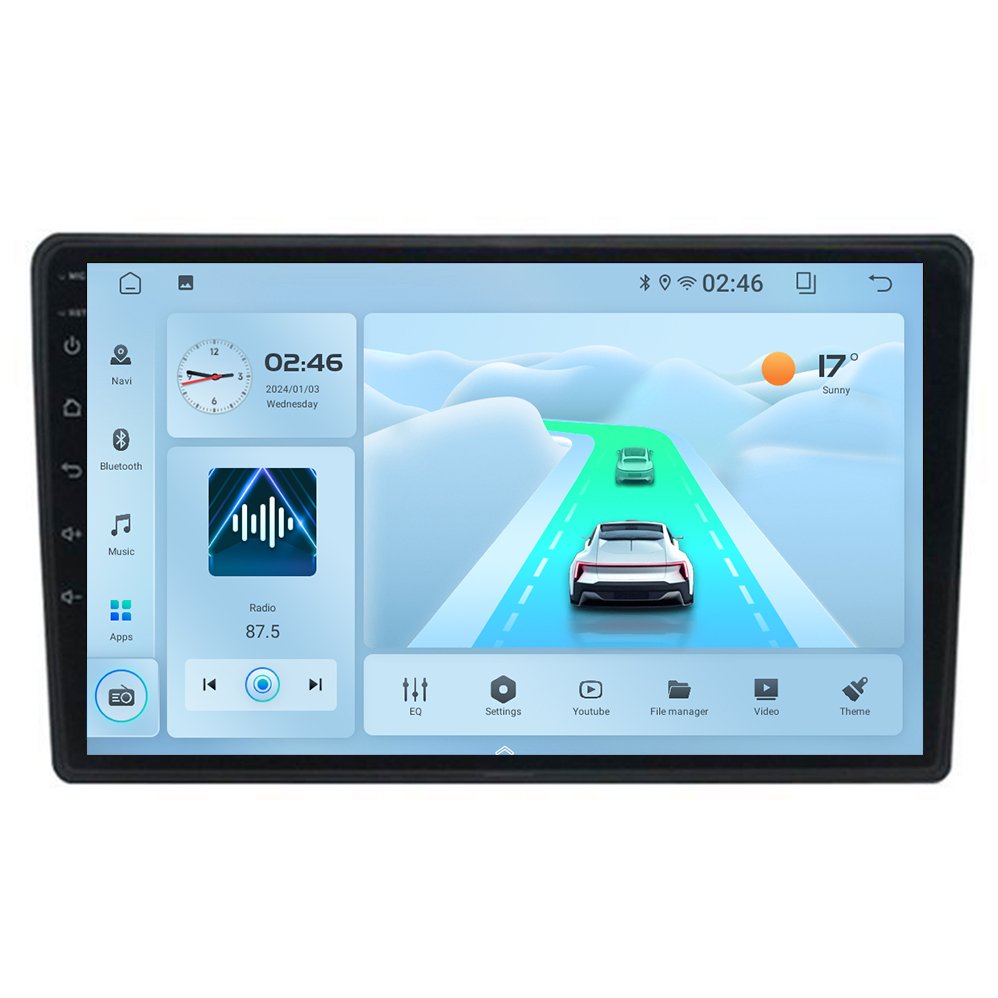5G+2.4G dual band WIFI 2+64G Bluetooth 5.4 car video player For Audi A4 2000-2009 GPS navigation head unit Carplay