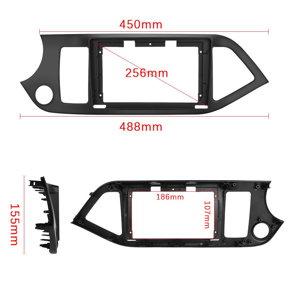 Podofo 9 Inch Car Radio Car Frame Stereo Video Panel For Kia Picanto 2012-2016 EU Stock Manufacturer