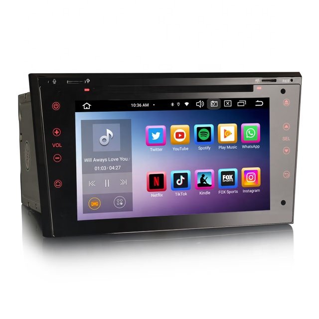 Erisin ES8573P 7" Android 12.0 BT DSP wireless carplay Car dvd player for Opel Vivaro Astra Corsa Zafira Vectra C