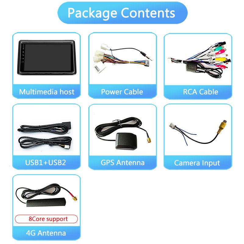 Android10 2DIN Car Audio system For Toyota Noah 2014-2020 IPS DSP RDS Radio GPS Navigation Car Video DVD player