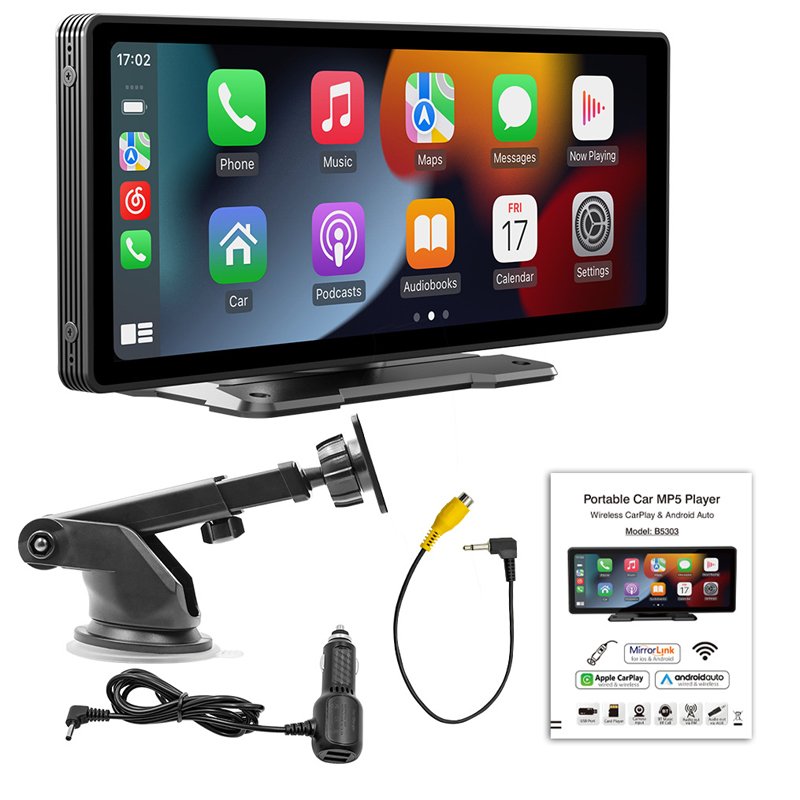 10.26-inch CarPlay portable screen car MP5 navigation reverse interconnection car blue Tooth Player
