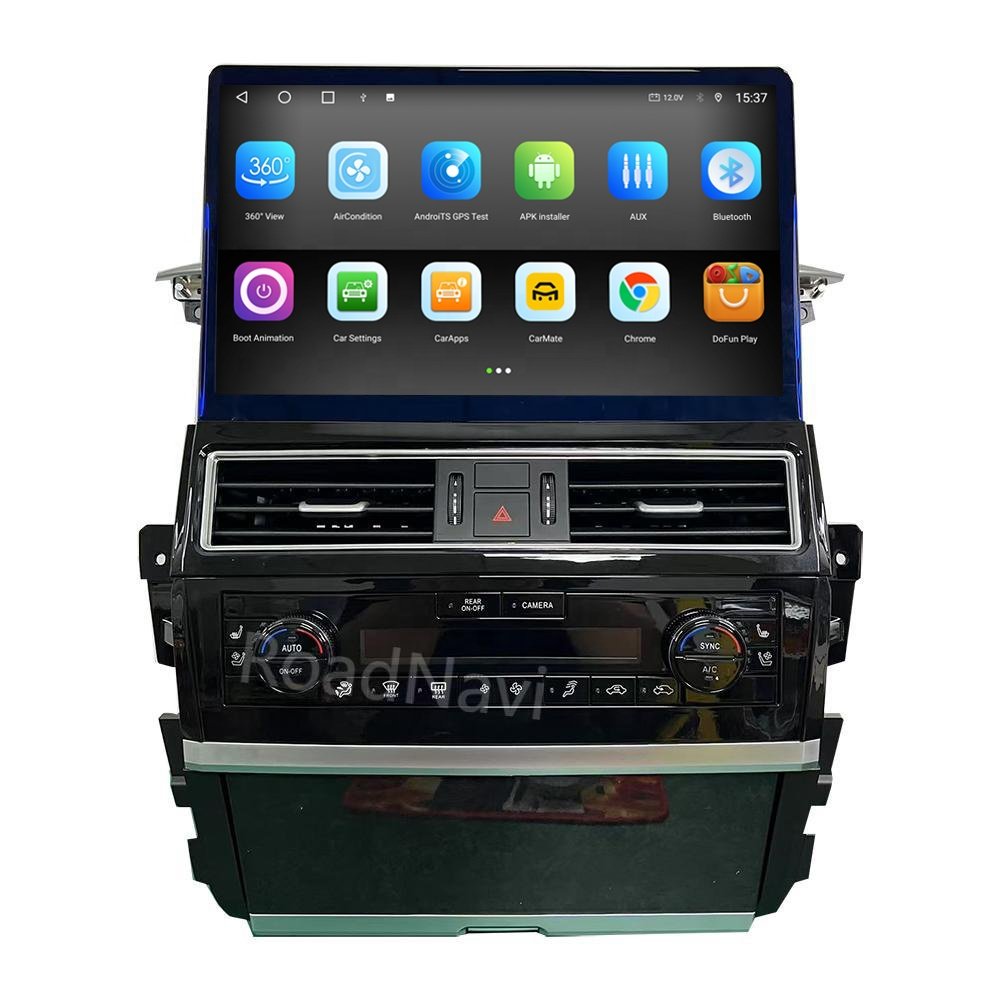 RoadNavi Android Car radio for Nissan Patrol Y62 QX56 QX80 2012-2023 Car Multimedia Player Wireless Carplay 4G 360