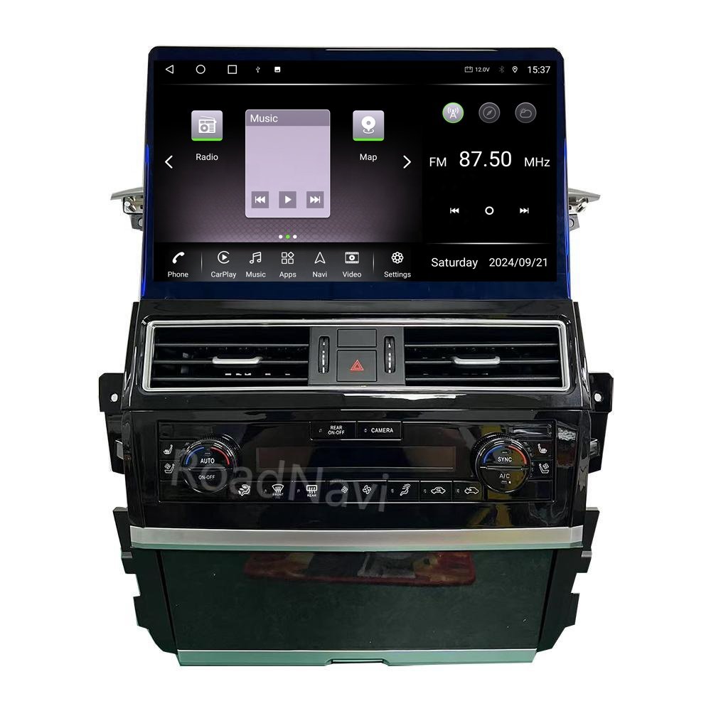 RoadNavi Android Car radio for Nissan Patrol Y62 QX56 QX80 2012-2023 Car Multimedia Player Wireless Carplay 4G 360
