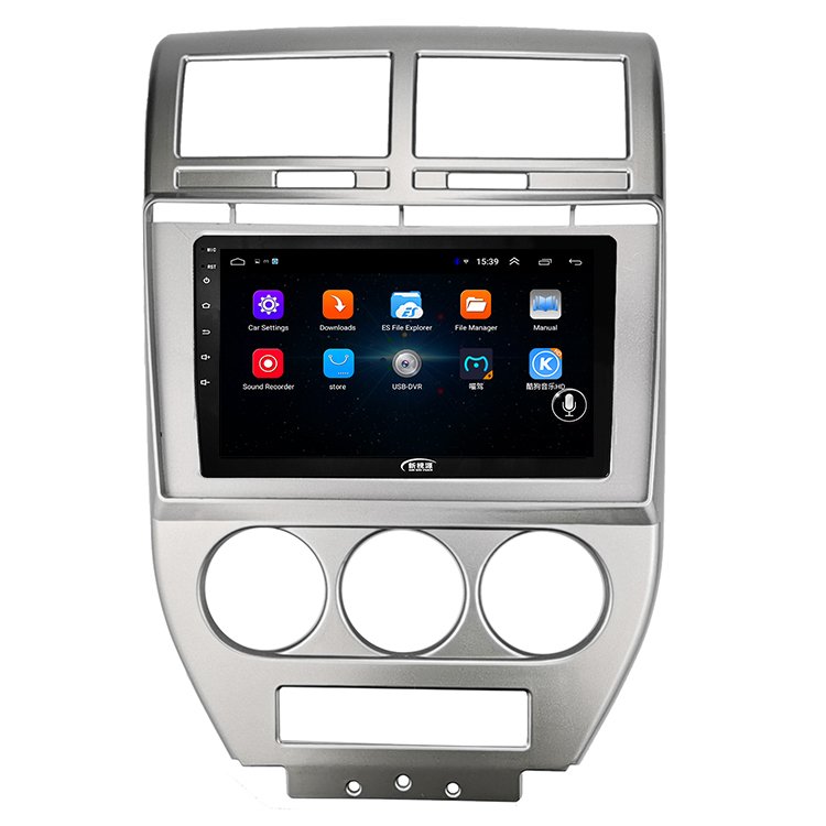 car radio android 8.1 quad core android car stereo special for Jeep Compass 2007 2008 2009 with GPS Navigation car dvd player