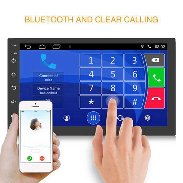 Android System 8.1 Car DVD Player 7.0 Inch Touch Screen MP5 Player with WiFi GPS BT Function Car Radio