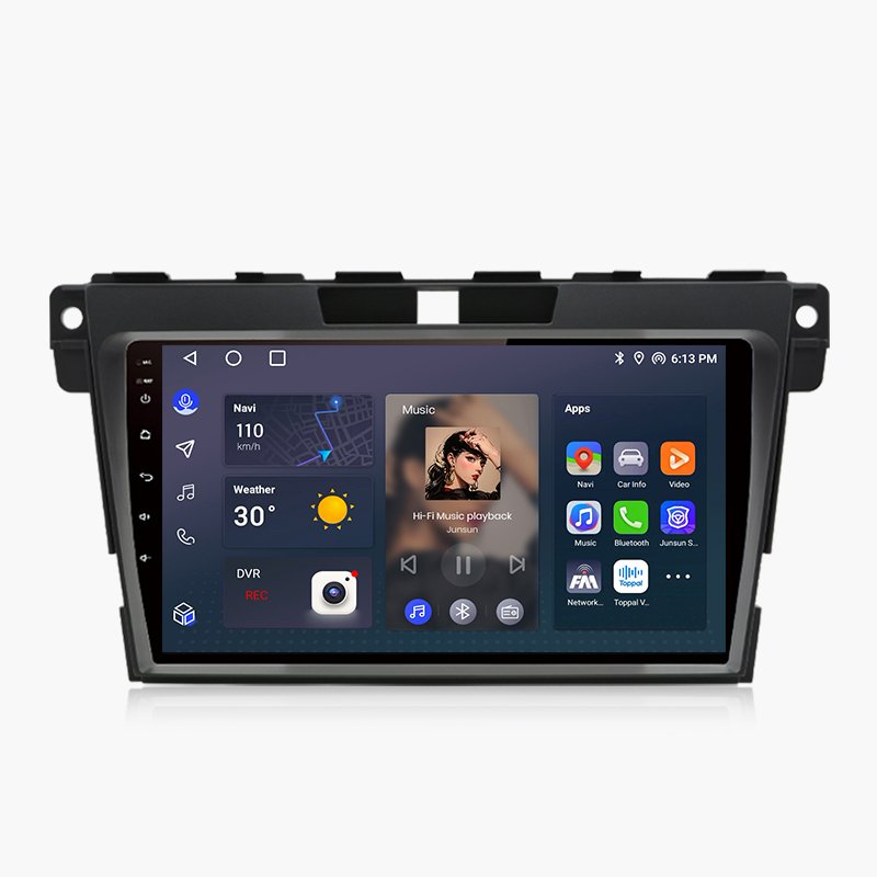Junsun V1 EU Stock Wireless CarPlay Android Car Radio Navigation for Mazda CX-7 CX7 2008-2015 Car Autoradio Multimedia Video
