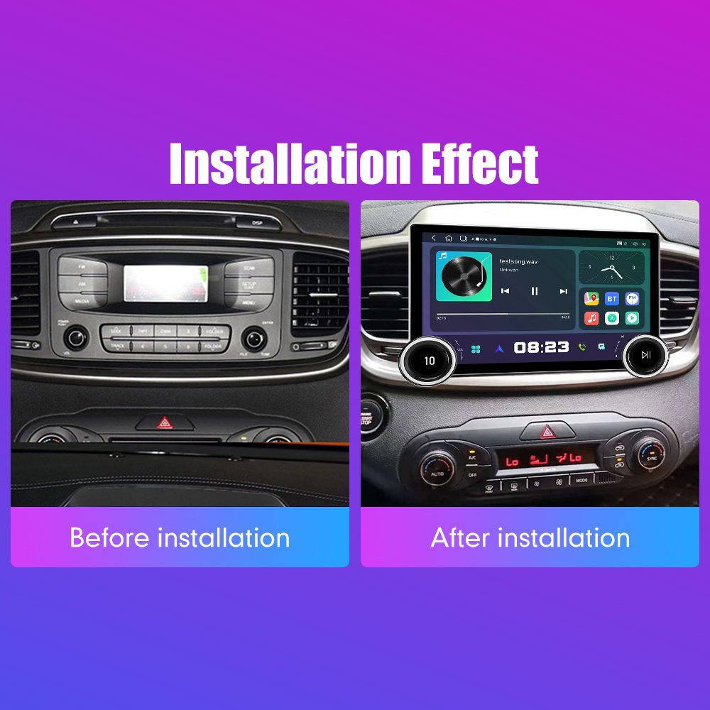 11.8Inch Car Radio For Kia Sorento 2014-2017 DIAMOND 2K QLED Screen 2Din Android Car Stereo Car DVD Player Carplay DSP