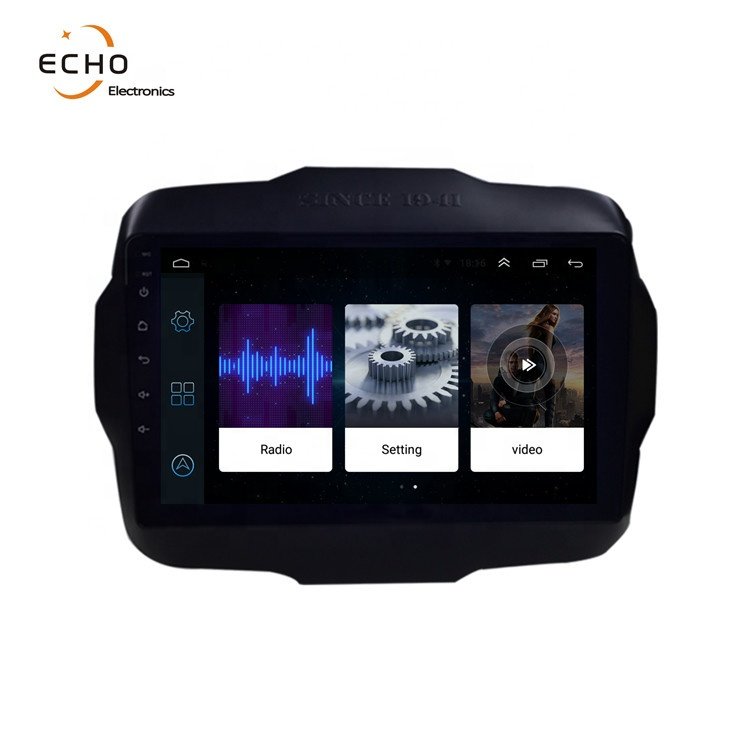 Android Touch Screen Car Radio Multimedia Video Player Stereo GPS Navigation For Jeep Renegade 2014- 2018