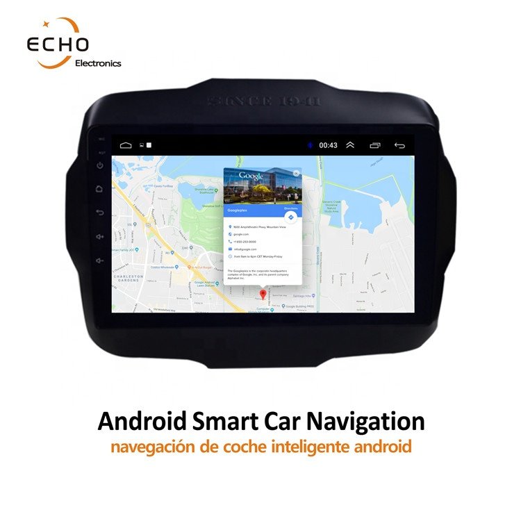 Android Touch Screen Car Radio Multimedia Video Player Stereo GPS Navigation For Jeep Renegade 2014- 2018