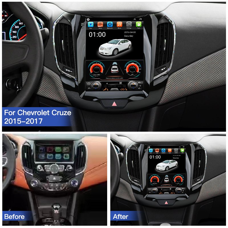 Android 13 Car Radio For Chevrolet Cruze J300 2015 - 2017 Multimedia Video Player GPS For Tesla Stereo Carplay Auto 4G Autoradio