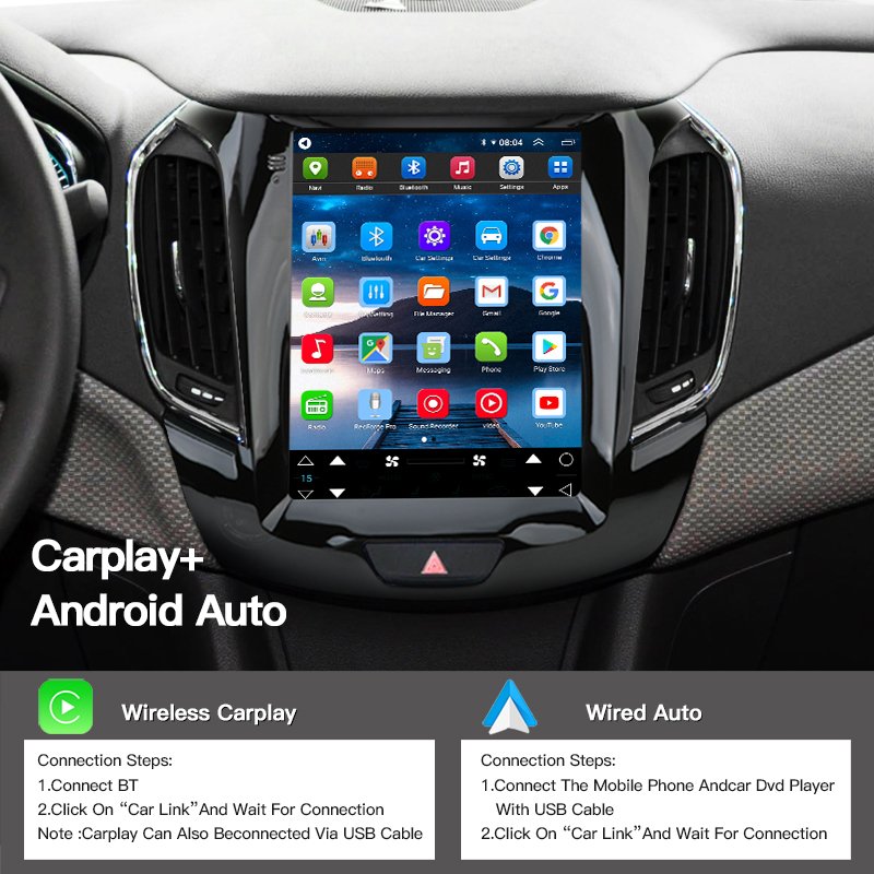 Android 13 Car Radio For Chevrolet Cruze J300 2015 - 2017 Multimedia Video Player GPS For Tesla Stereo Carplay Auto 4G Autoradio
