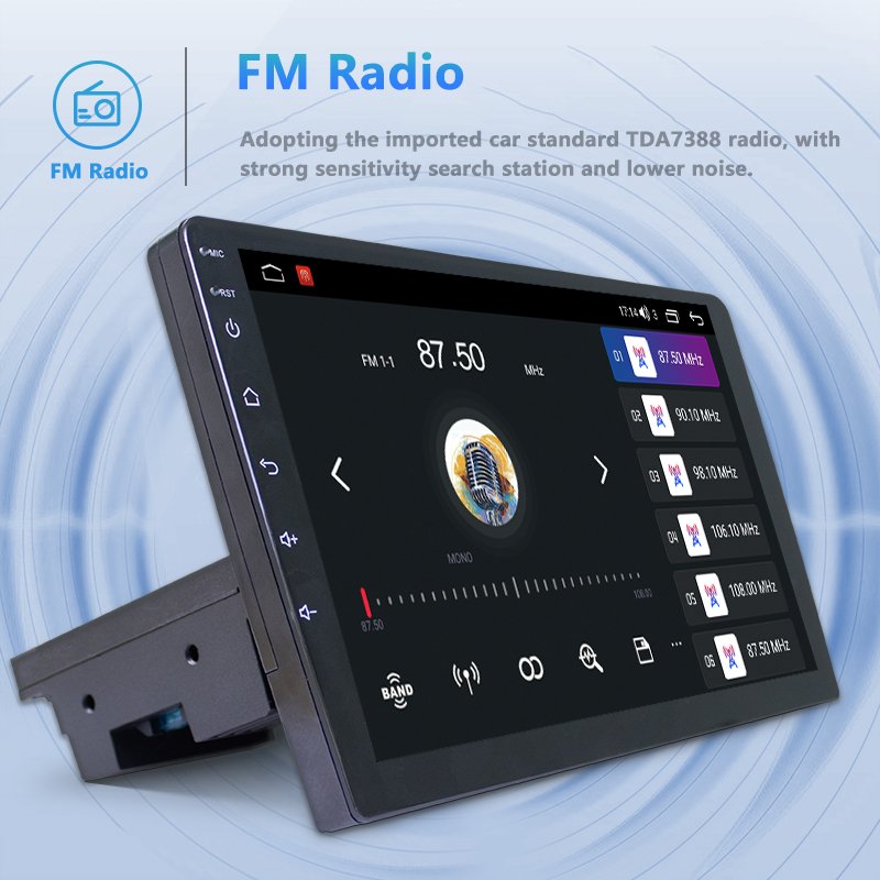 Factory N3L 32GB Octa-Core 7/9/10 Inch Multimedia Stereo Touch Screen FM Radio Android Single Din Car DVD Player GPS Navigation