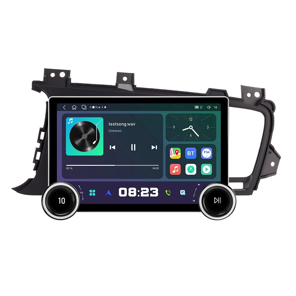 11.8 Inch 2K Dual Knobs 2 Din QLED Screen Car Radio For Kia Optima K5 2009-2015 LHD Multimedia Player Android Auto Carplay