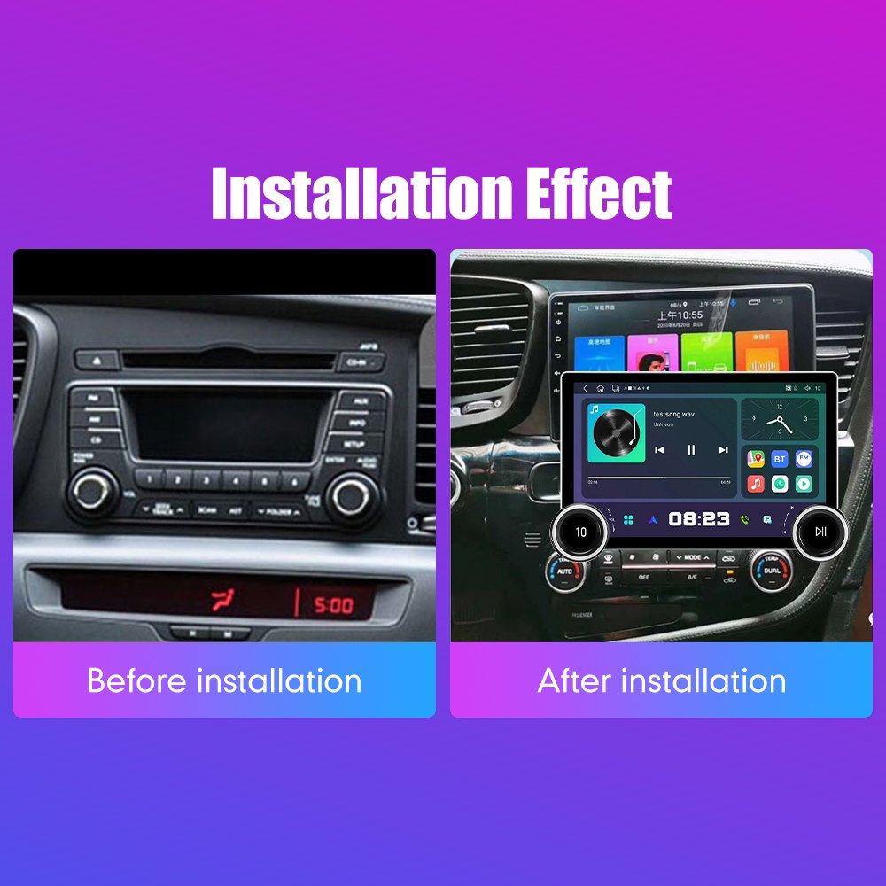 11.8 Inch 2K Dual Knobs 2 Din QLED Screen Car Radio For Kia Optima K5 2009-2015 LHD Multimedia Player Android Auto Carplay