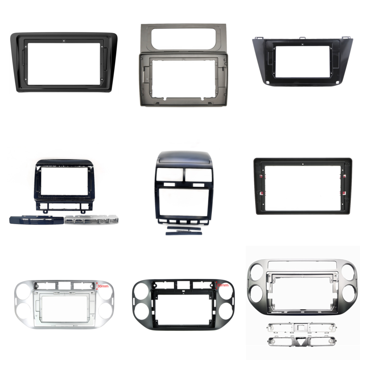 Car DVD Player Frame for VOLKSWAGEN TIGUAN Car radio Farme stereo for VOLKSWAGEN TIGUAN Car Bracket dash for VOLKSWAGEN TIGUAN