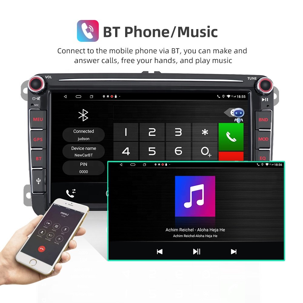2 Din Gps Navigation Multimedia Android Audio Stereo Radio Car Dvd Player For Skoda Octavia 2004