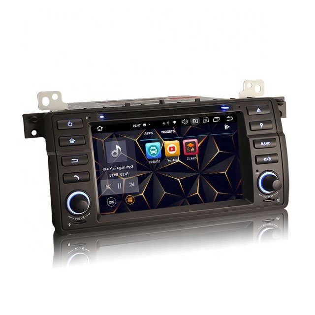 ES8546B 7 inch Android 12 wireless CarPlay 4G wifi DSP car dvd player with steering wheel control for BMW E46 M3 Rover 75