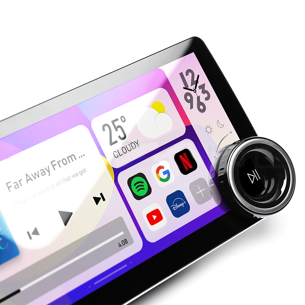 12.3 Inch Universal Android 10 Car Radio Double Knob Multimedia Player Bt Fm Am Wifi 2k Car Dvd Player Diamond Car Stereo