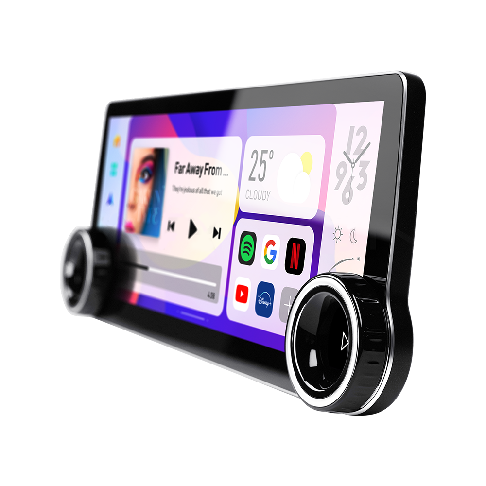 12.3 Inch Universal Android 10 Car Radio Double Knob Multimedia Player Bt Fm Am Wifi 2k Car Dvd Player Diamond Car Stereo