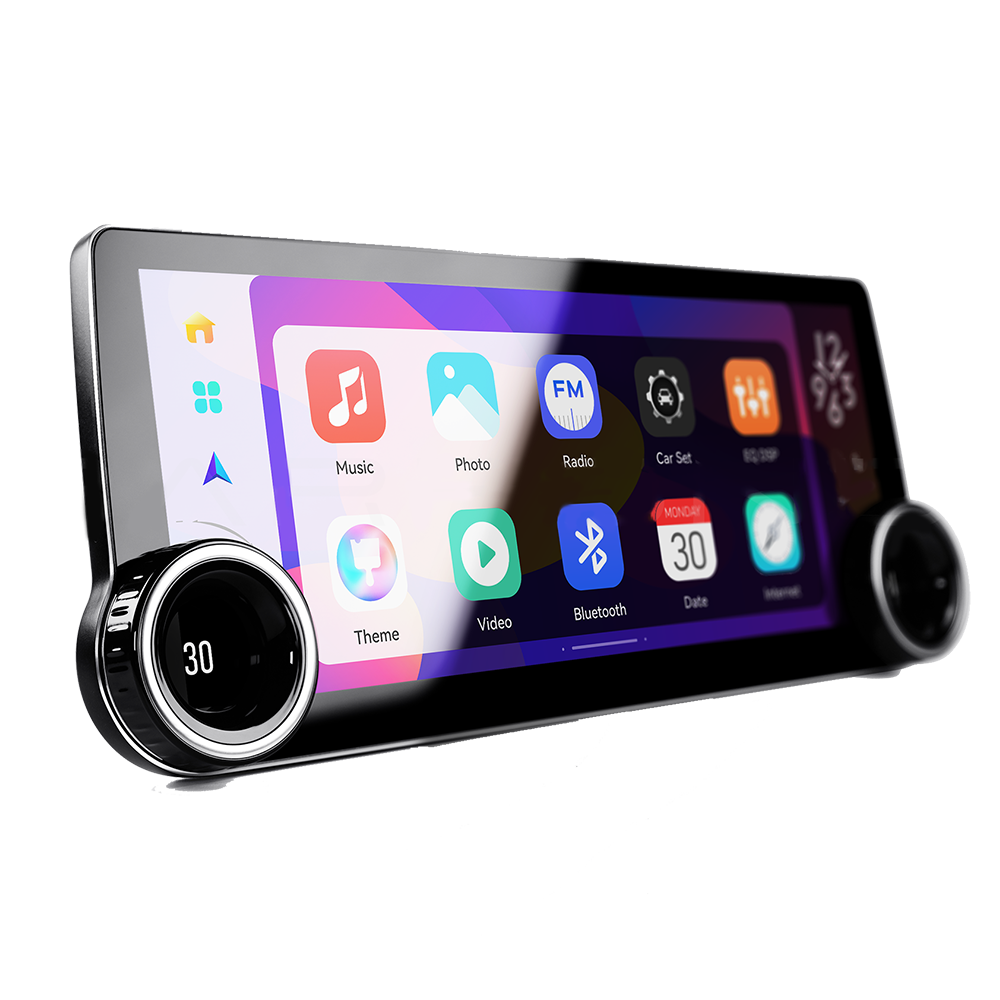 12.3 Inch Universal Android 10 Car Radio Double Knob Multimedia Player Bt Fm Am Wifi 2k Car Dvd Player Diamond Car Stereo