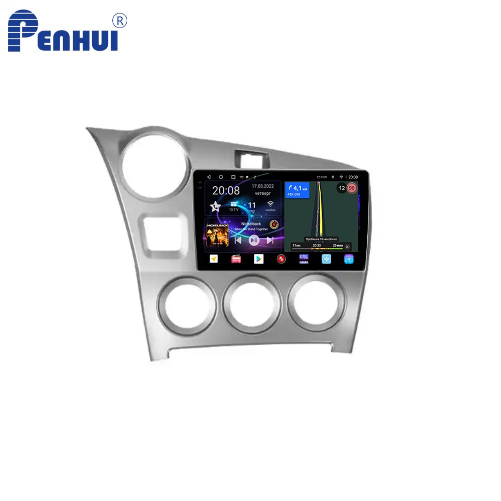 Penhui Android Car DVD Player for Toyota Matrix 2 E140 2008 - 2014 Radio GPS Navigation Audio Video CarPlay DSP Multimedia 2 d