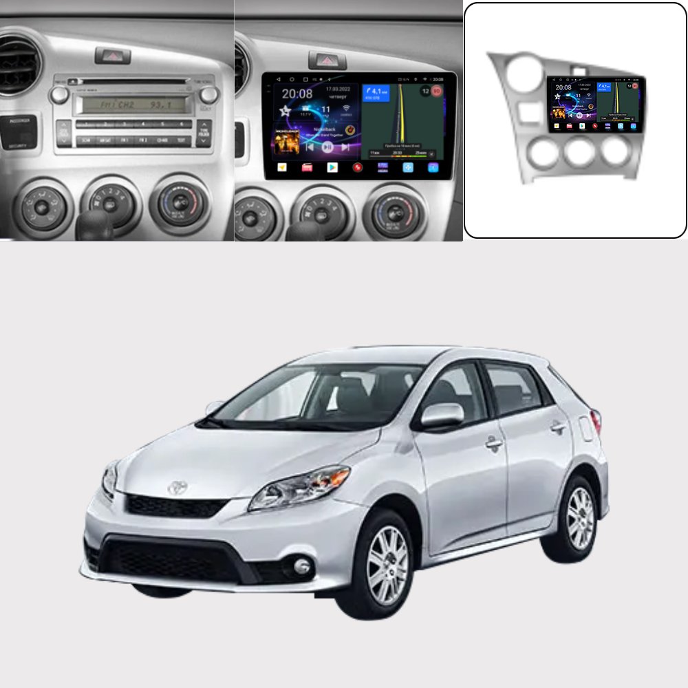 Penhui Android Car DVD Player for Toyota Matrix 2 E140 2008 - 2014 Radio GPS Navigation Audio Video CarPlay DSP Multimedia 2 d