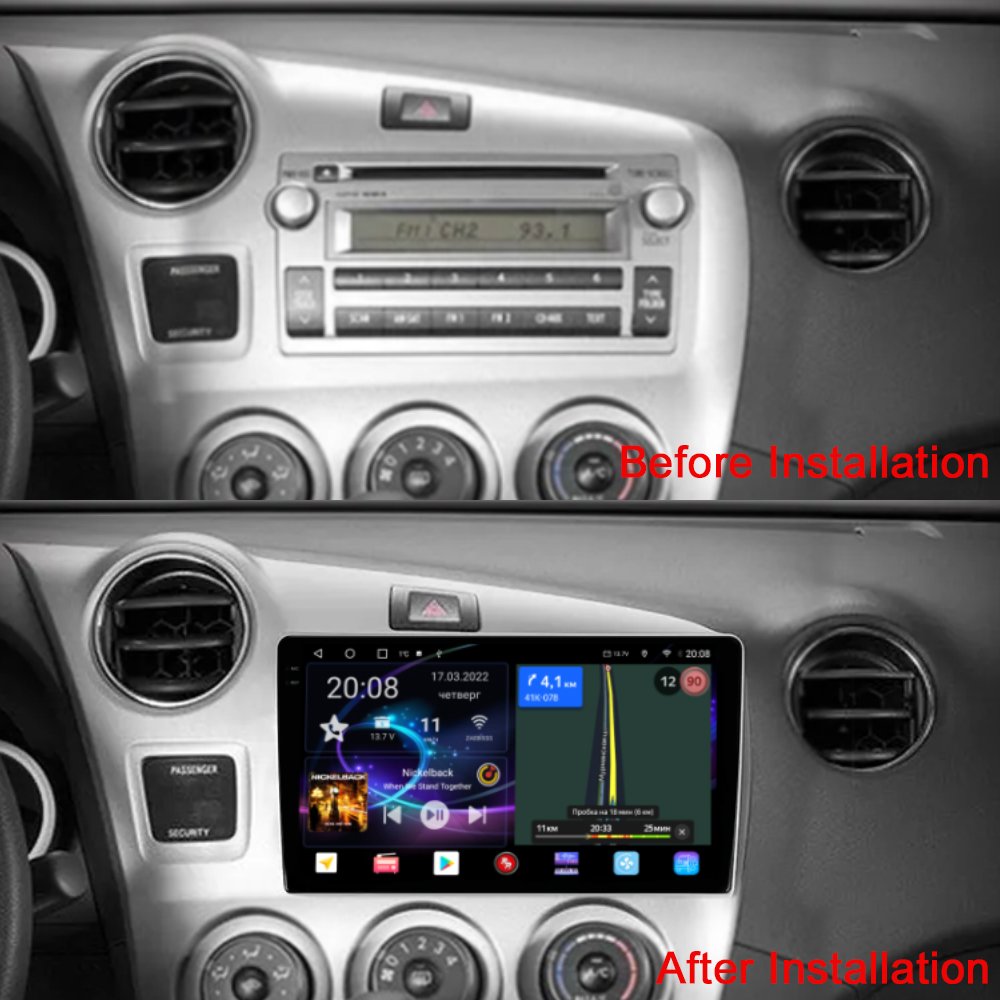 Penhui Android Car DVD Player for Toyota Matrix 2 E140 2008 - 2014 Radio GPS Navigation Audio Video CarPlay DSP Multimedia 2 d