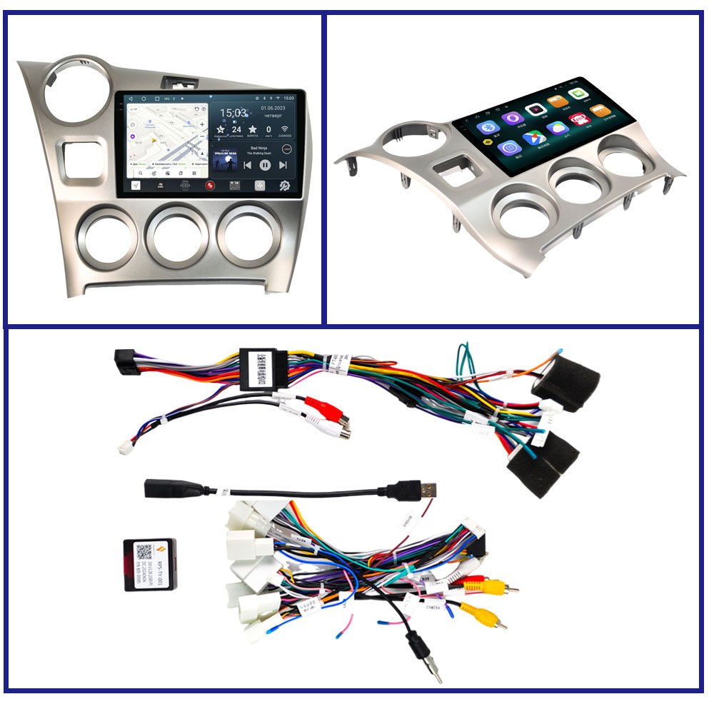 Penhui Android Car DVD Player for Toyota Matrix 2 E140 2008 - 2014 Radio GPS Navigation Audio Video CarPlay DSP Multimedia 2 d