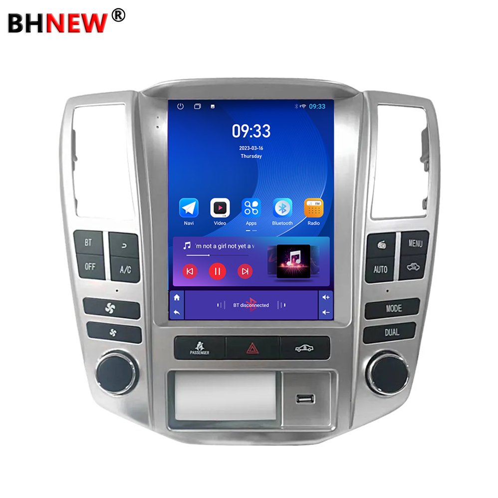 9.7" tesla Style car video player For Lexus RX RX300 2004-2007 GPS navigation android radio car head unit