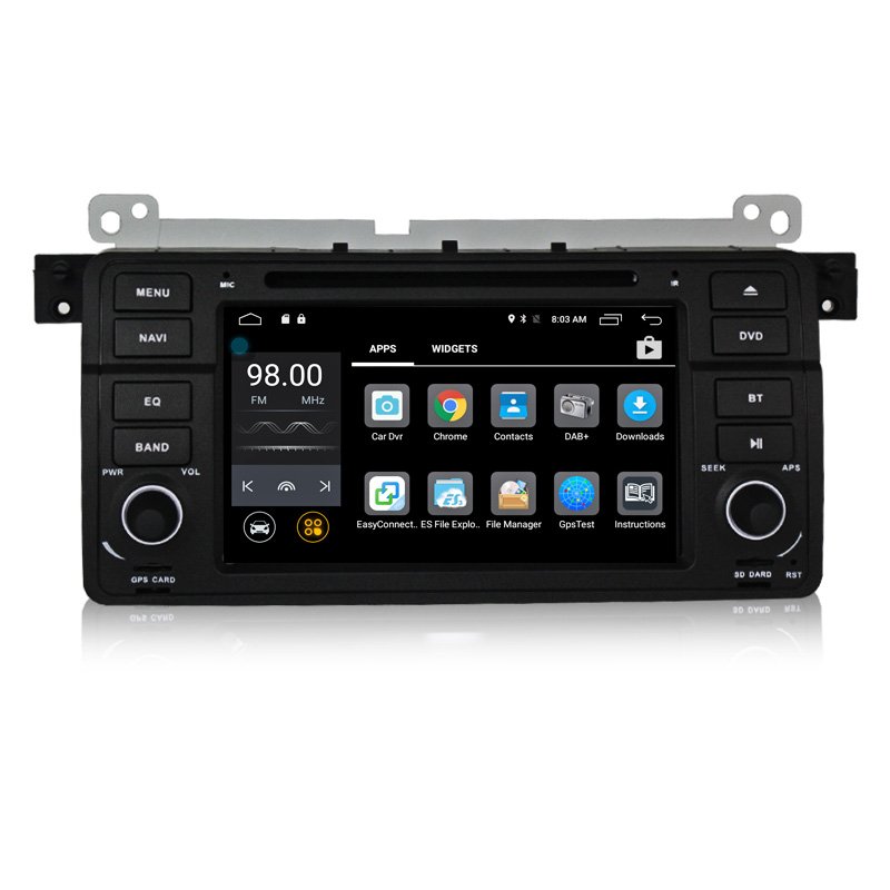7Inch Android 12 Car DVD Multimedia Player Bluetooths Video Radio System Android Navigation For E46 M3
