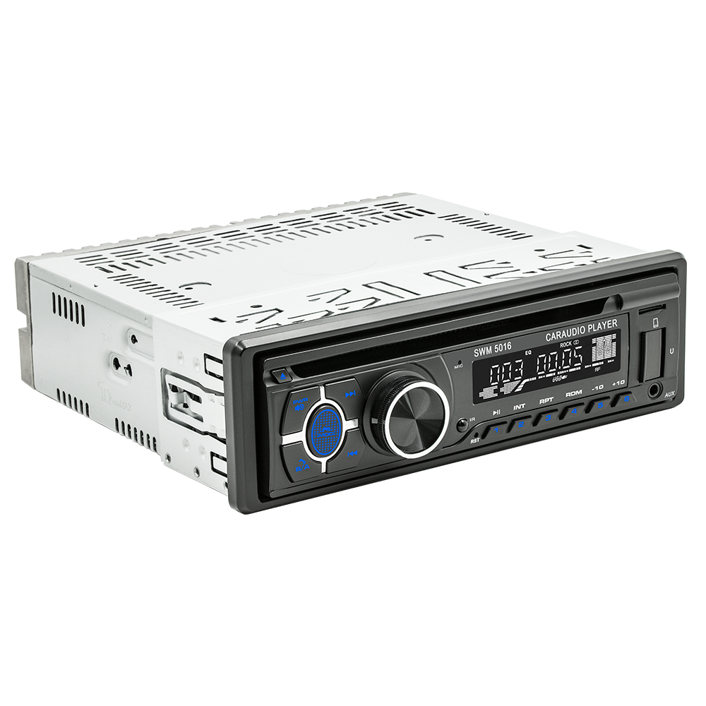 BQCC 1Din Car DVD Player Locate and Find a Car AI Voice BT Car Stereo RDS Radio USB Power Protection AUX TF Vehicle Stereo 5016