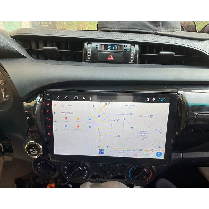 Android 10.0 car dvd player AHD radio stereo gps navigation for HILUX 2016 2017 2018 LHD