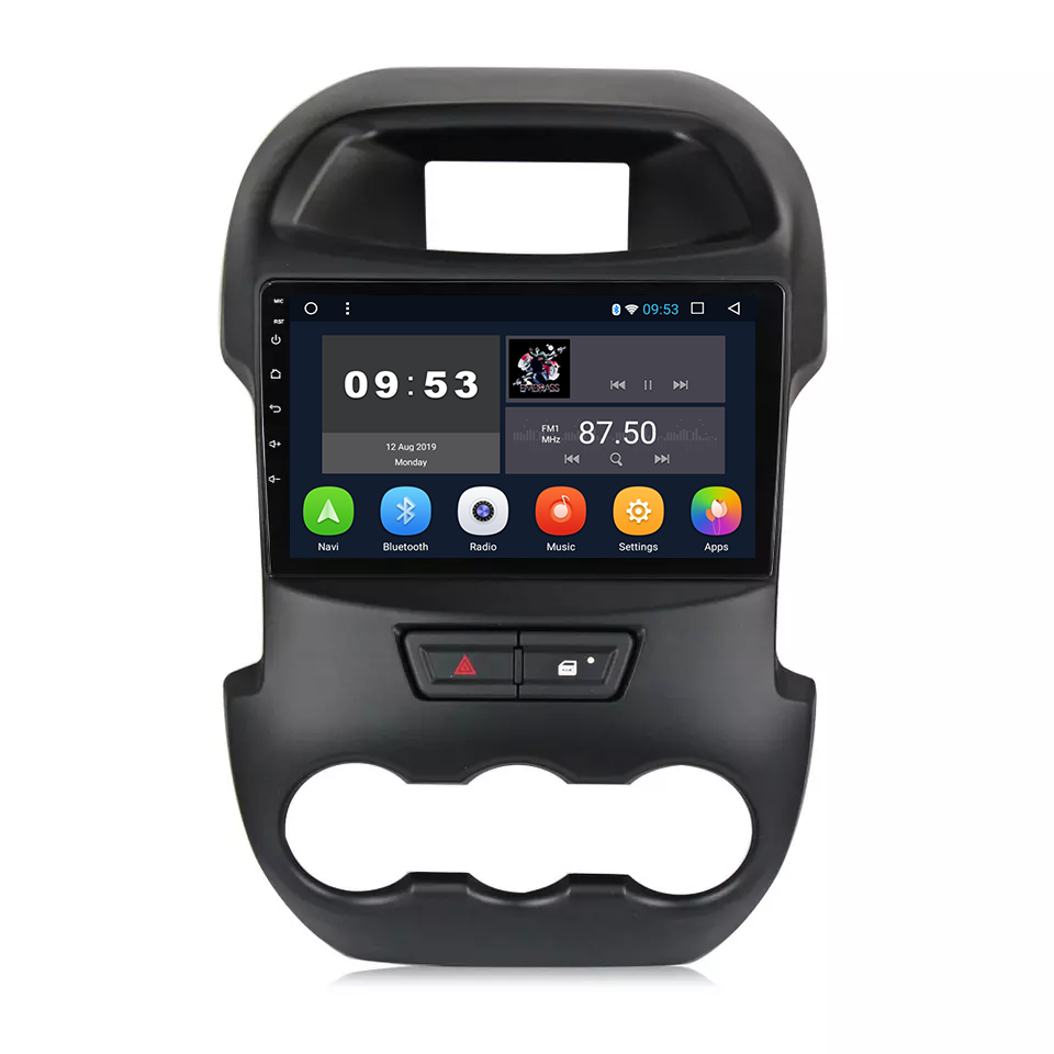 Android 11 Car Navigation For Ford Ranger 2011-2014 Audio system IPS RDS Radio Stereo 2DIN Car Video DVD player