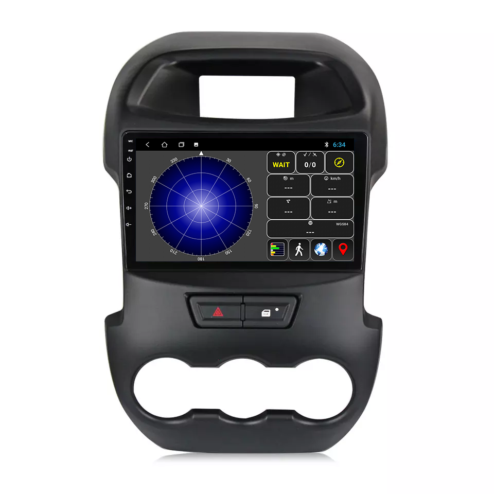 Android 11 Car Navigation For Ford Ranger 2011-2014 Audio system IPS RDS Radio Stereo 2DIN Car Video DVD player