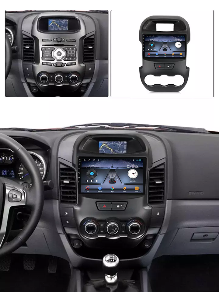 Android 11 Car Navigation For Ford Ranger 2011-2014 Audio system IPS RDS Radio Stereo 2DIN Car Video DVD player