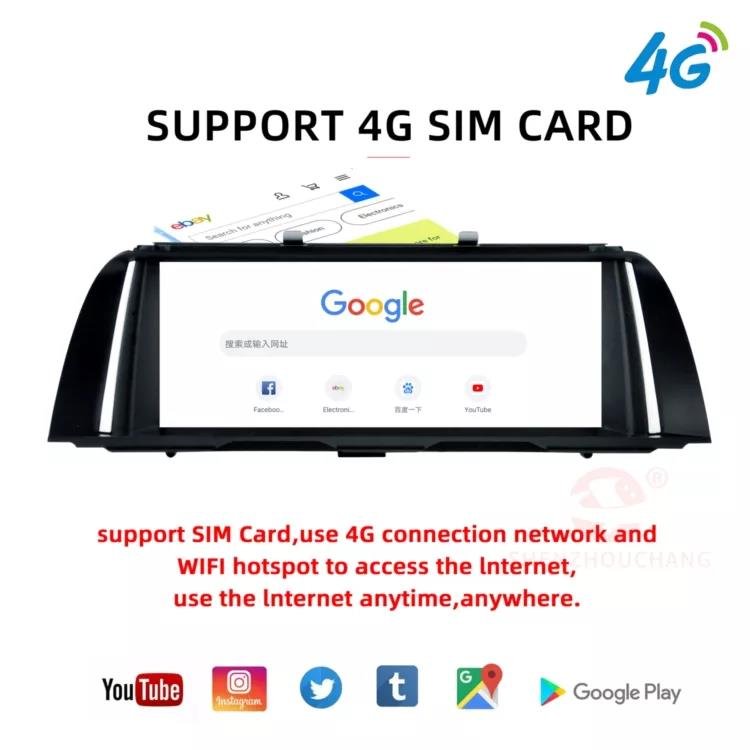 10.25"Android 11 Car Radio Multimedia Navigation GPS for BMW 5 Series F10 F11 2013-2016 CCC CIC NBT WIFI CARPIAY car dvd player