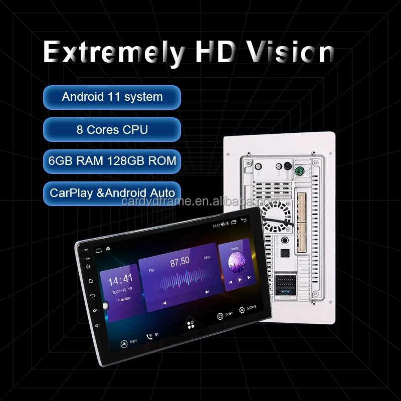 Aijia Car Radio Multimedia Player Navigation GPS 2DIN DVD For TOYOTA PREVIA/ESTIMA/TARAGO 2006 QLED 2K Car Stereo Video