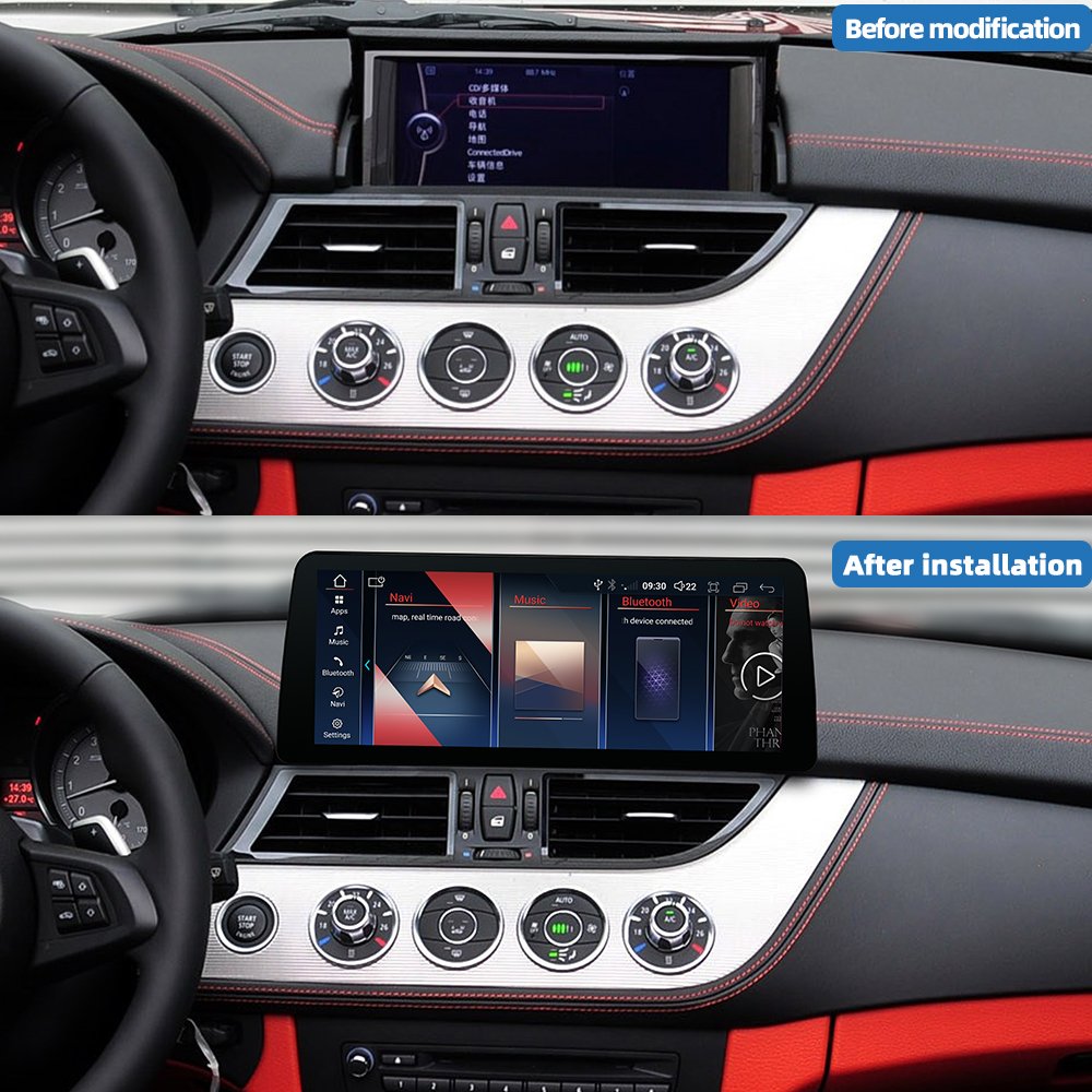 ID8 Android 14 Car navigation Audio Video DVD System Player Screen For Bmw Z4 E89 2013-2018 with CarPlay Auto