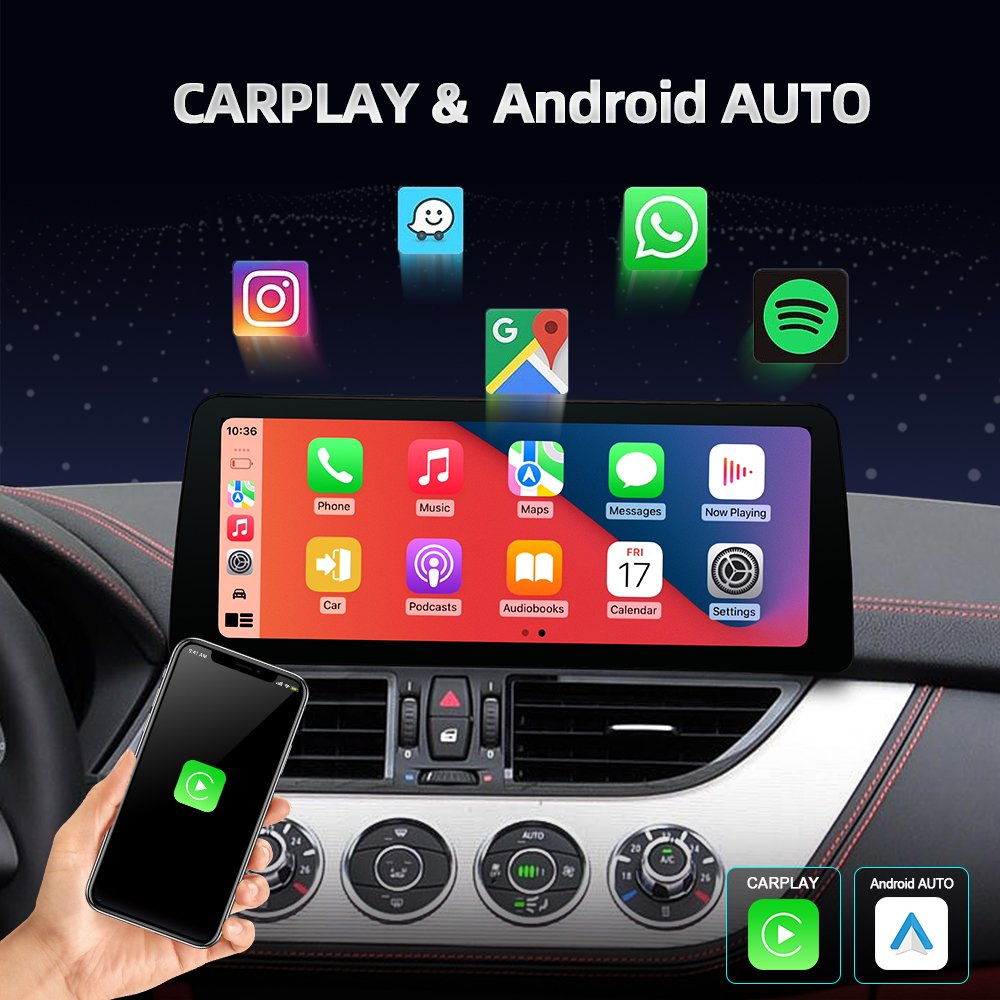 ID8 Android 14 Car navigation Audio Video DVD System Player Screen For Bmw Z4 E89 2013-2018 with CarPlay Auto